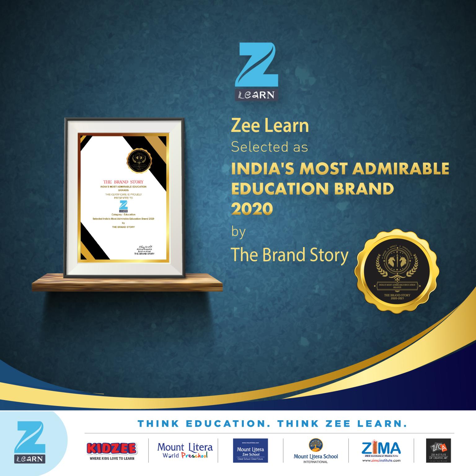 5. Zee Learn_Brand Trust Award_2020